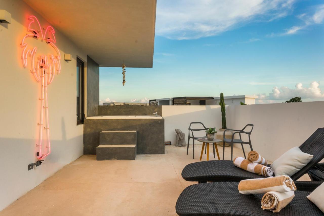Ferienwohnung Penthouse Private Roof Top La Veleta Tulum Exterior foto